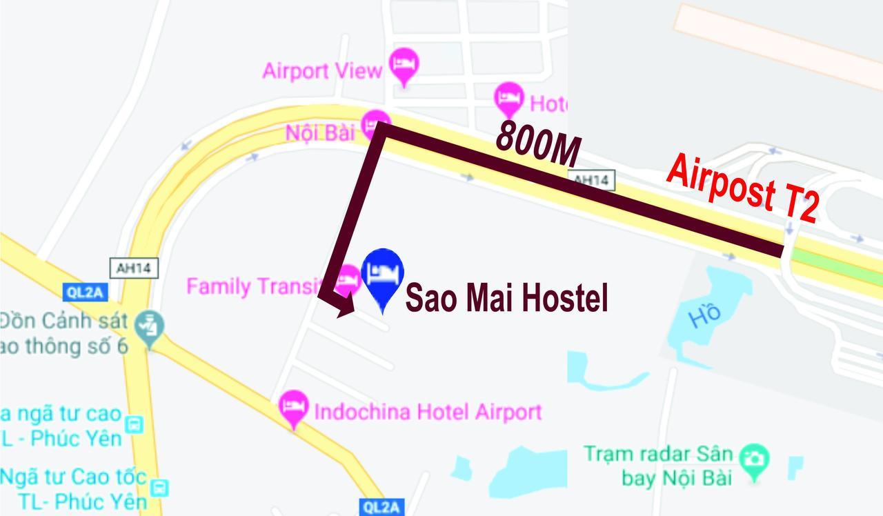 Sao Mai Cosy Nest-Noi Bai Airport Hostel Thach Loi Exterior photo